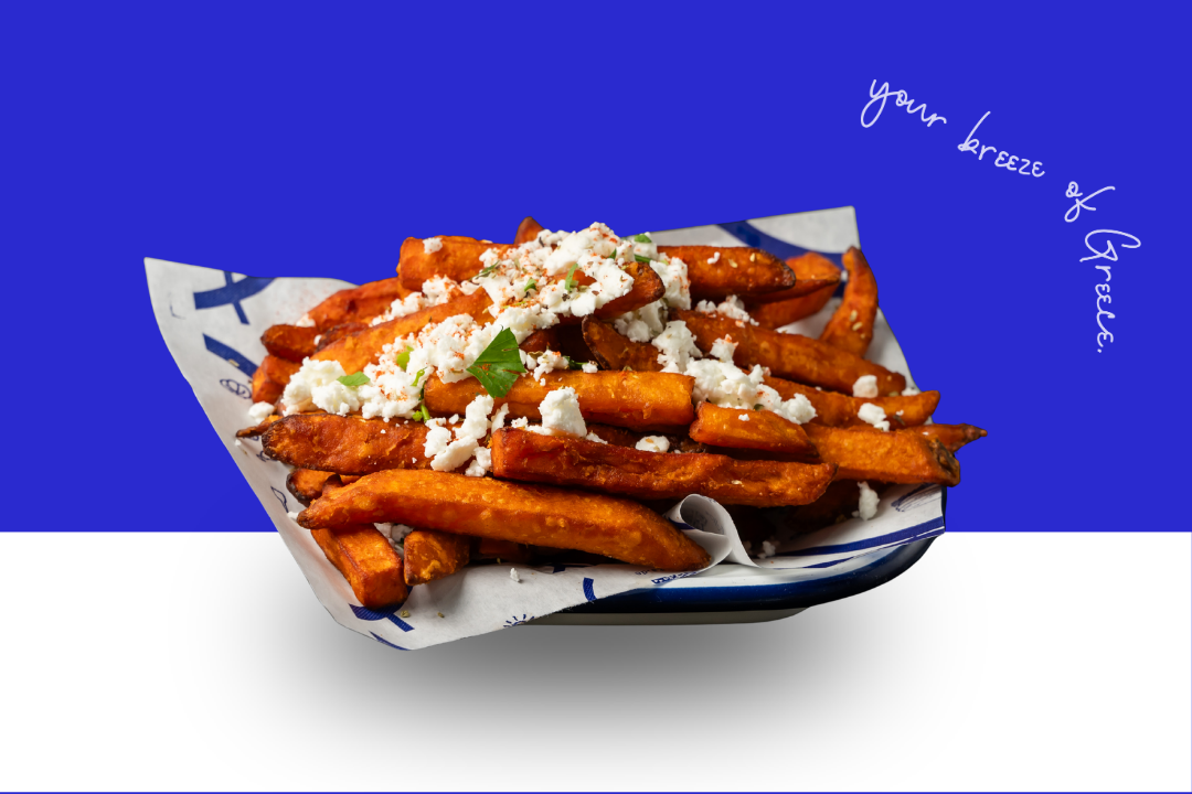 Süßkartoffel mit feta